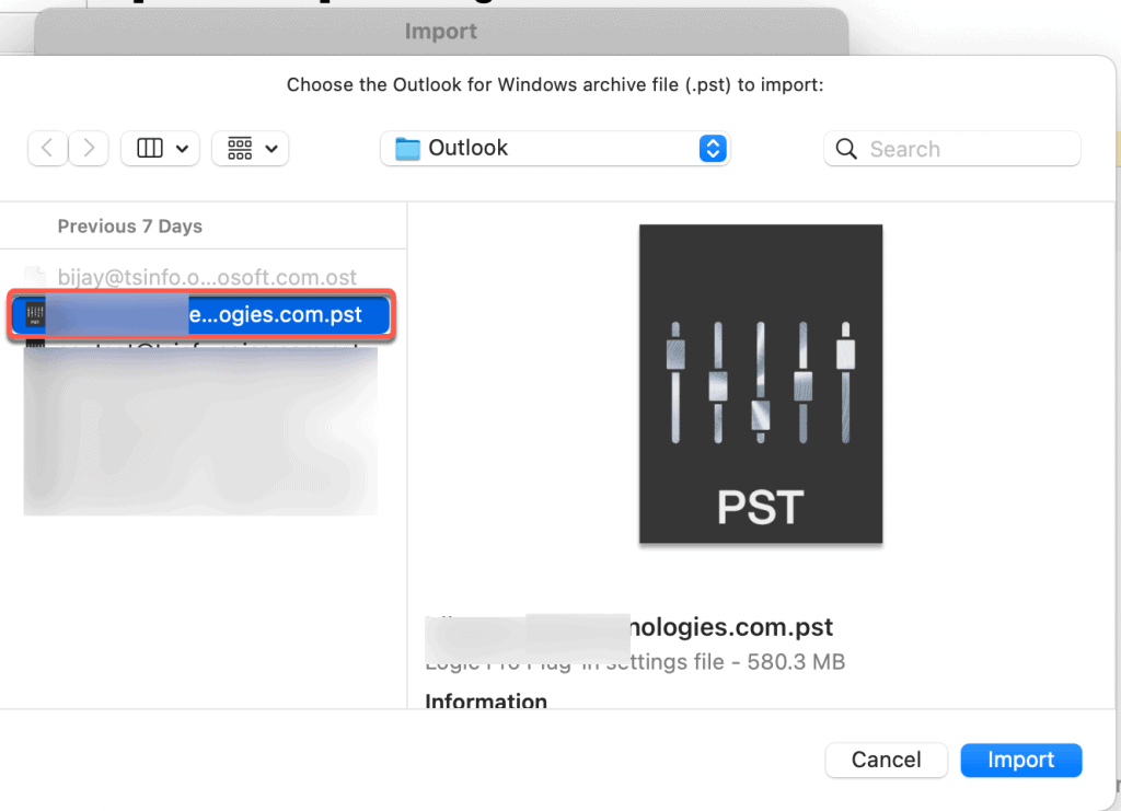 Import export Option Greyed Out Outlook 365 Mac TechnologyDOTs